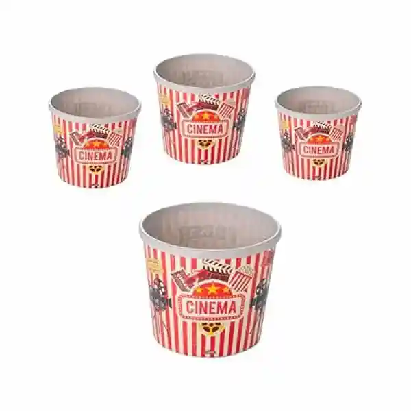 Balde De Pipoca Cinema Personalizado