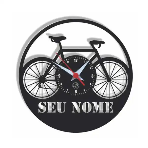 Bicicleta Personalizado Relógio de Parede