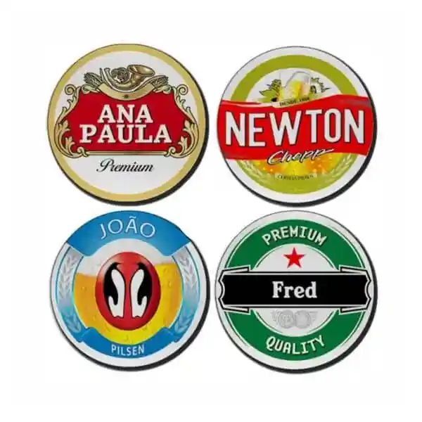 Bolacha de Bar Personalizada Promocional