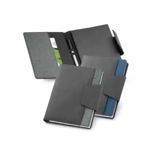 Caderno com Porta Caneta Personalizado