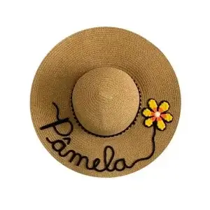 Chapéu de Palha Personalizado Nome