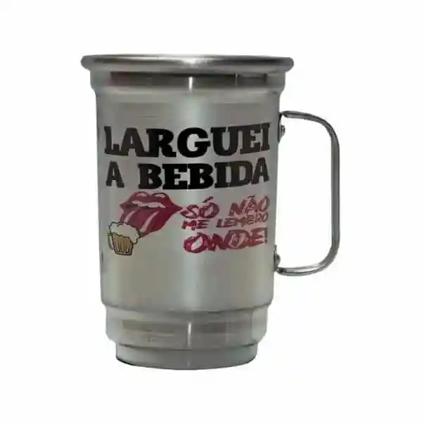 Copo De Chopp Personalizado Em Aluminio