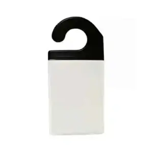 Crachá para Automóvel Transparente 90x130mm Preto