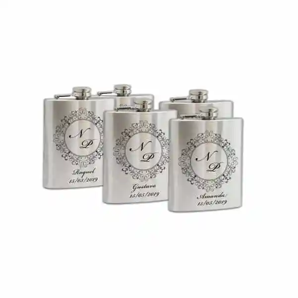Kit Cantil Porta Bebida Personalizado em Inox