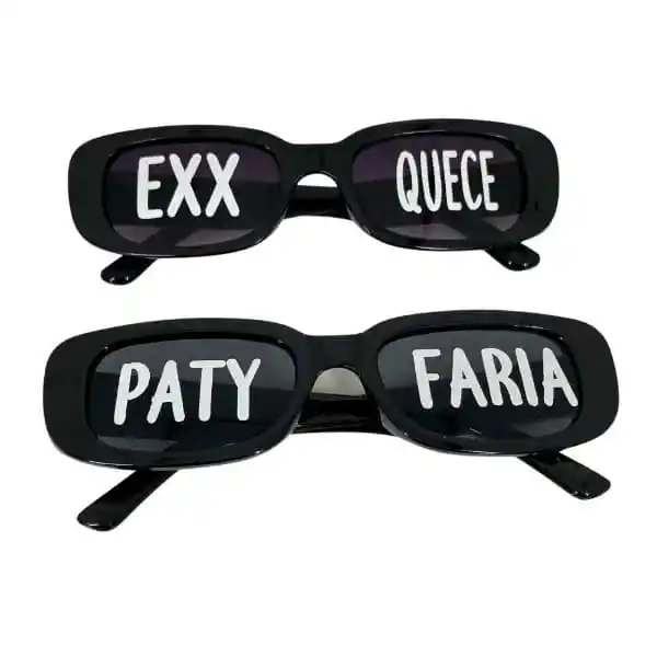 Óculos Retrô Revoada Lentes Escritas