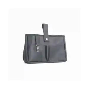 Organizador de Bolsa em Nylon com Aplique Couro