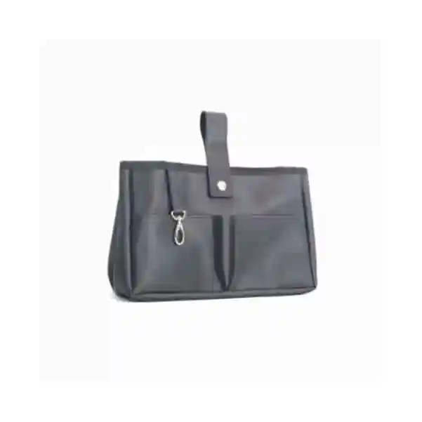 Organizador de Bolsa em Nylon com Aplique Couro