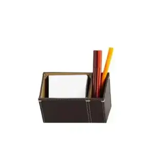 Organizador de Mesa Em Couro para Escritório Personalizado