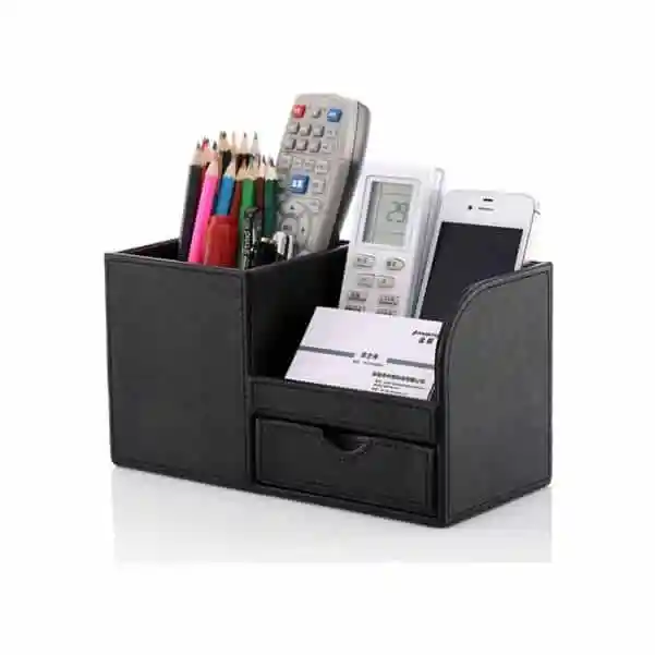 Organizador de Mesa em Couro Uma Divisória Personalizado