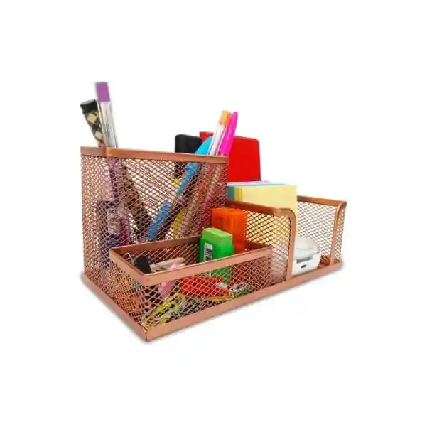 Organizador de Mesa Rose Gold Personalizado