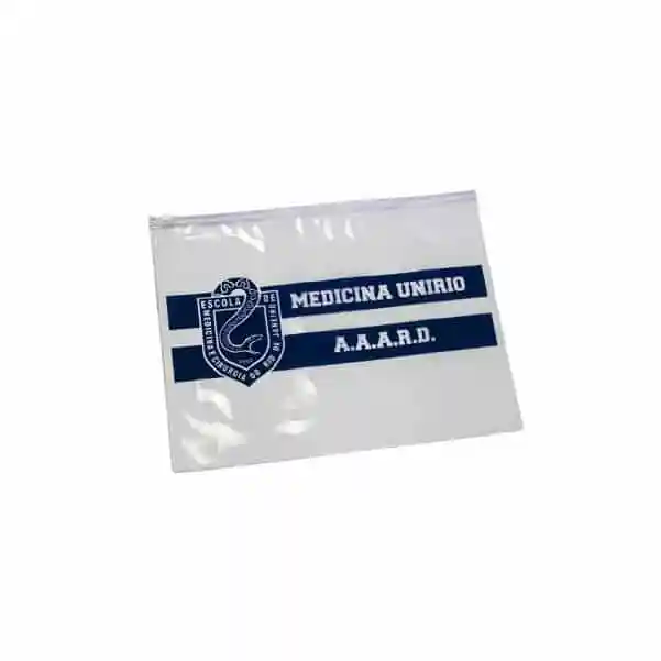 Pasta Plástica com Fecho Personalizada