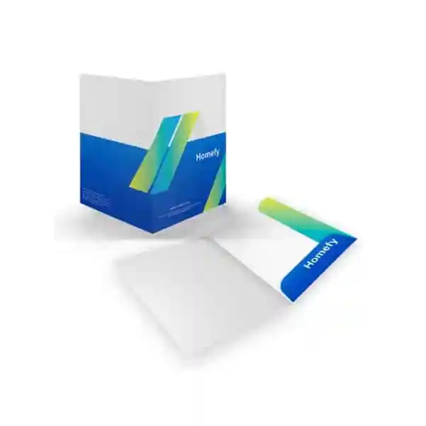 Pasta com Aba Papel Couchê Personalizada