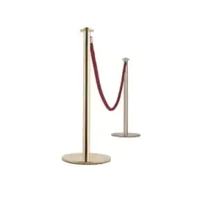 Pedestal Luxo Dourado Organizador de Fila