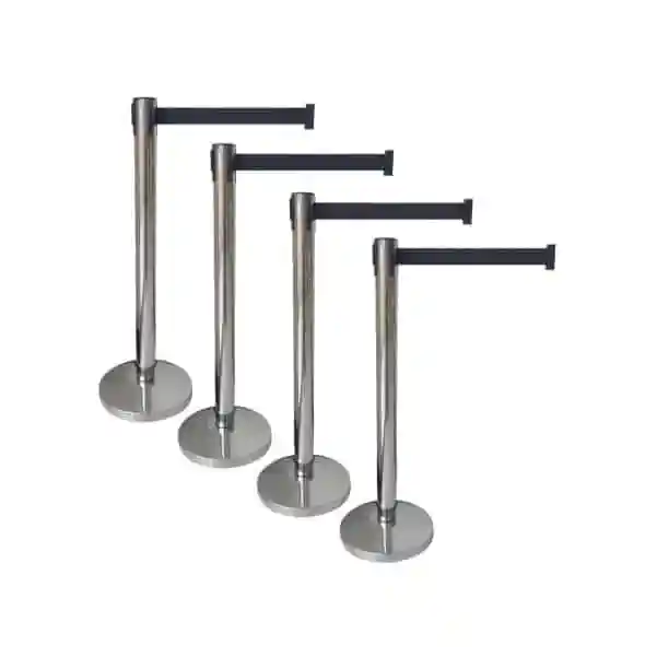 Pedestal de Fila Easyline Cromado