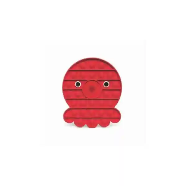 Pop It Fidget Anti Stress Colorido – Polvo Vermelho