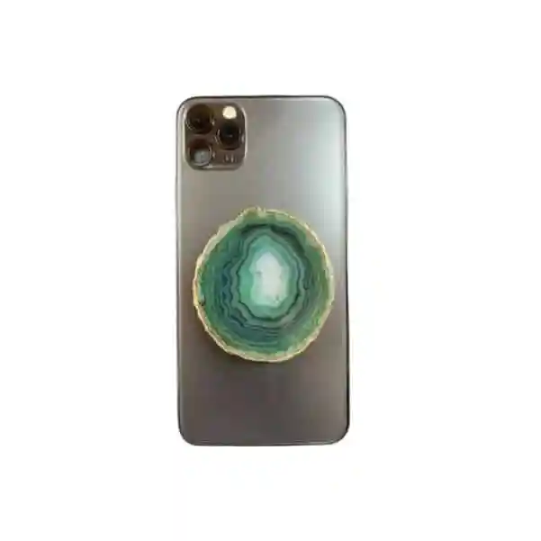 Pop Socket Pedra Natural Personalizado
