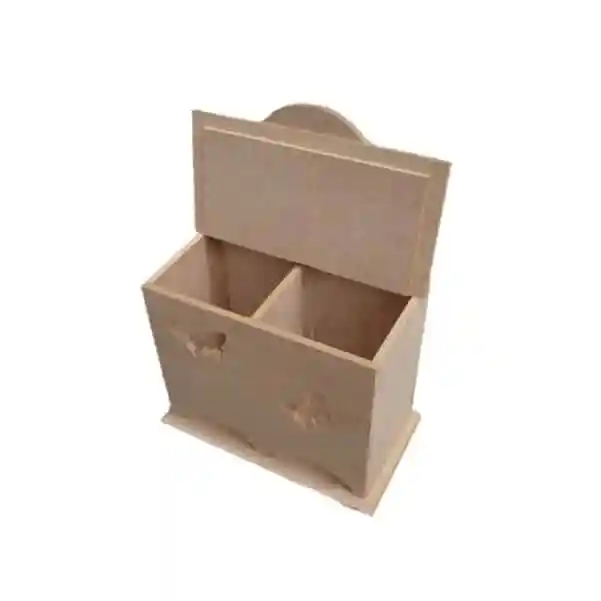 Porta-Absorvente com 2 Divisórias em MDF