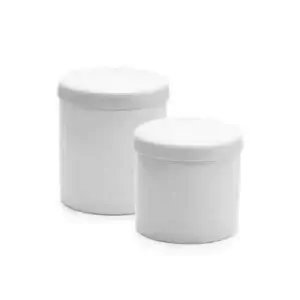 Porta-Algodão e Cotonetes em Porcelana