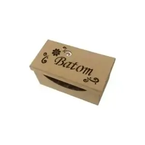 Porta-Batom de Madeira Personalizado