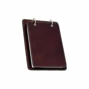 Porta-Bloco em Couro Legitimo