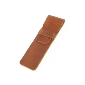 Porta Caneta de Couro Brown Foutain Pen