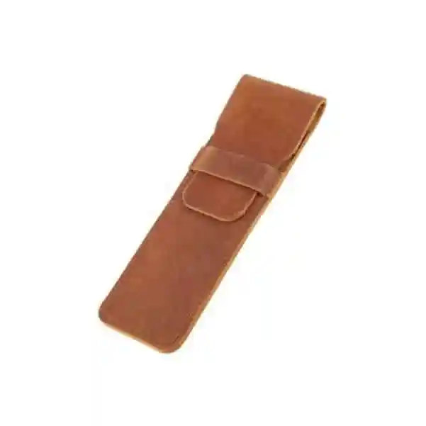 Porta Caneta de Couro Brown Foutain Pen