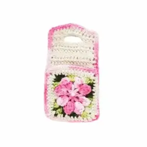 Porta Carregador de Celular Crochê Personalizado