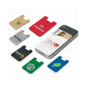 Porta Cartão Tecido com Adesivo para Celular