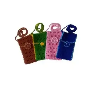 Porta Celular de Crochê Personalizado