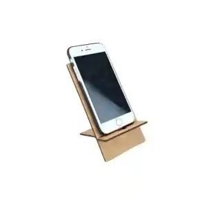 Porta Celular de Madeira Personalizado