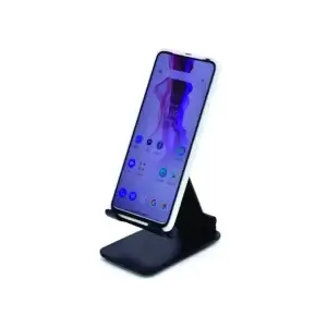 Porta Celular de Mesa em Couro Feminino Personalizado