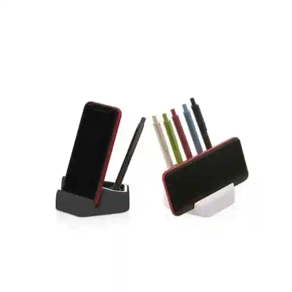 Porta Celular de Mesa em Couro Promocional Personalizado