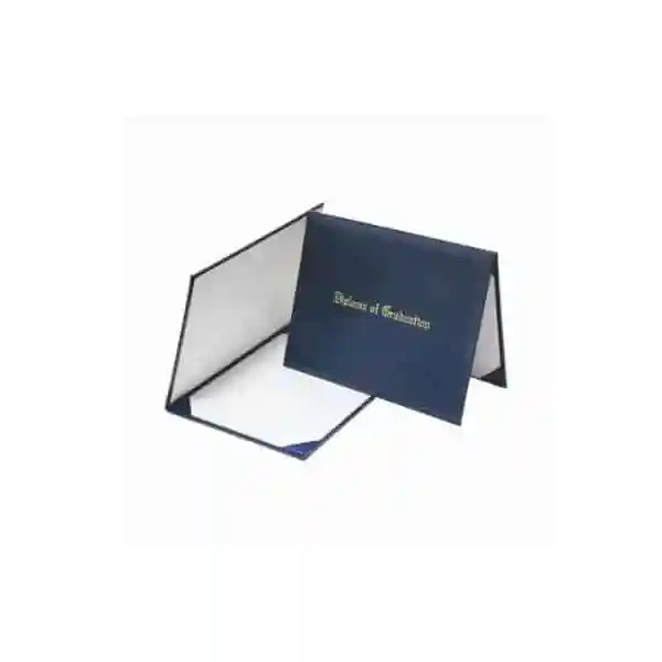 Porta Certificado Capa Dura Búfalo Azul Marinho