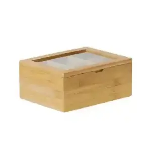 Porta Chá em Bambu Promocional Personalizado