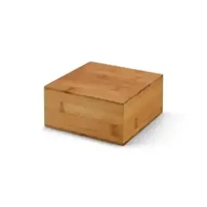 Porta Chá em Bambu Quadrada Personalizado