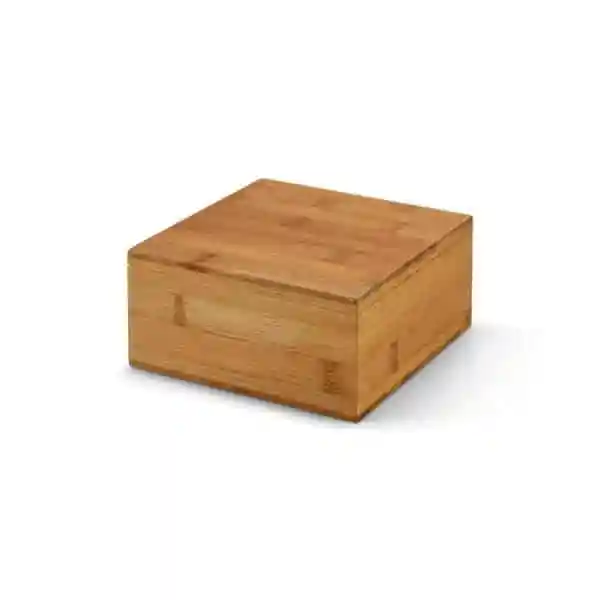 Porta Chá em Bambu Quadrada Personalizado