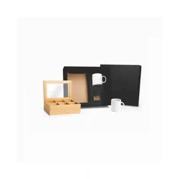 Porta Chá em Bambu para Brinde Personalizado