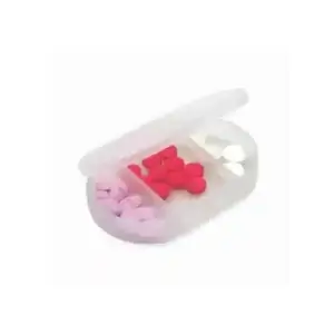 Porta Comprimidos com 3 Divisórias Colorido