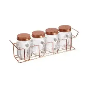 Porta Condimentos Rose Gold Personalizado