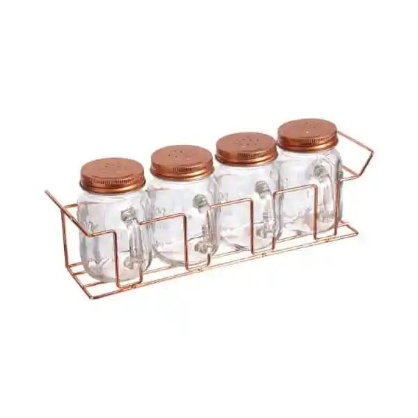 Porta Condimentos Rose Gold Personalizado