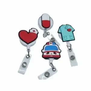 Porta Crachá Retrátil Personalizado Enfermagem