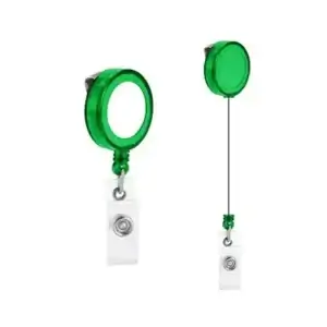 Porta Crachá Retrátil para Sublimação - Verde
