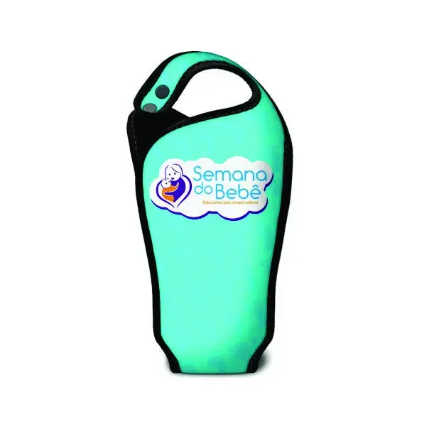 Porta Mamadeira Azul Personalizado