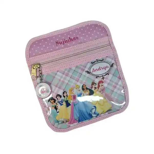 Porta Máscara Duplo com Zíper Personalizado
