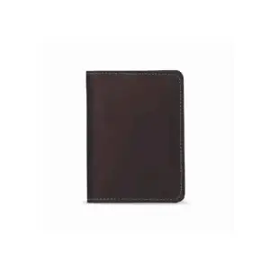 Porta Passaporte Bidins Marrom Personalizado
