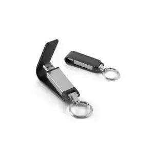 Porta-Pen Drive Confeccionado em Couro Personalizado