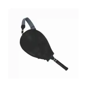 Porta Raquete de Tennis Preto Liso Personalizado