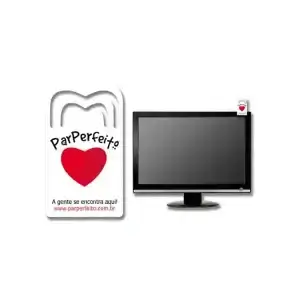 Porta Recado Plástico Colorido para Monitor Brinde