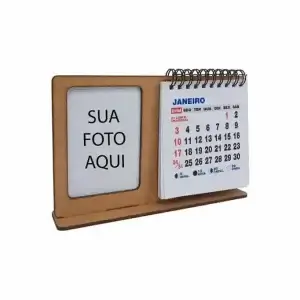 Porta Retrato Calendário Nossa História