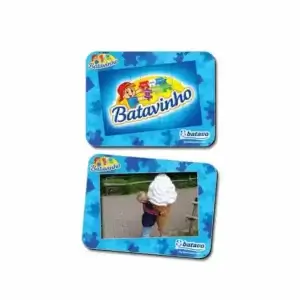 Porta Retrato Magnético Azul Personalizado